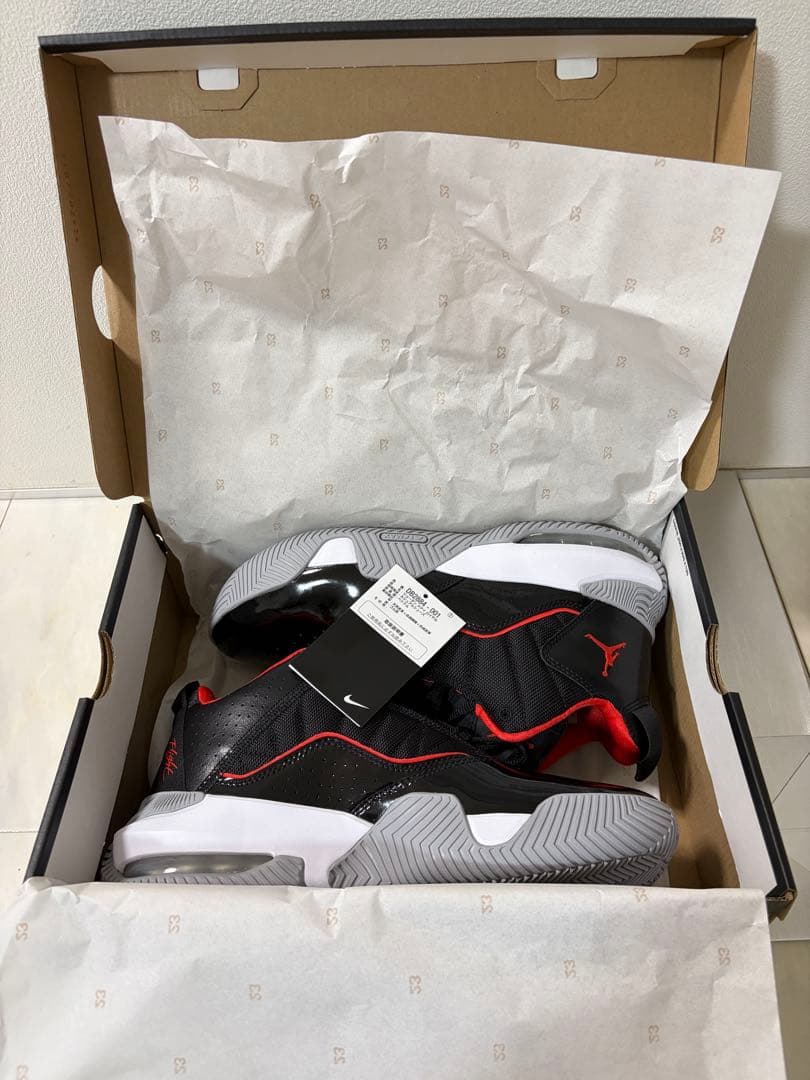 Jordan バスケットボールシューズ ブラック/レッド