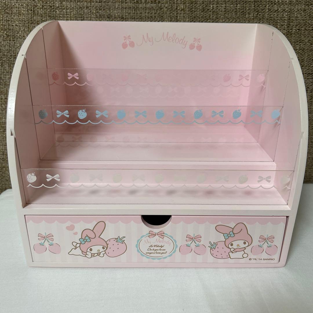 激レア！マイメロディ　木製コスメボックス　小物入れ サンリオ　ガチャガチャ飾る