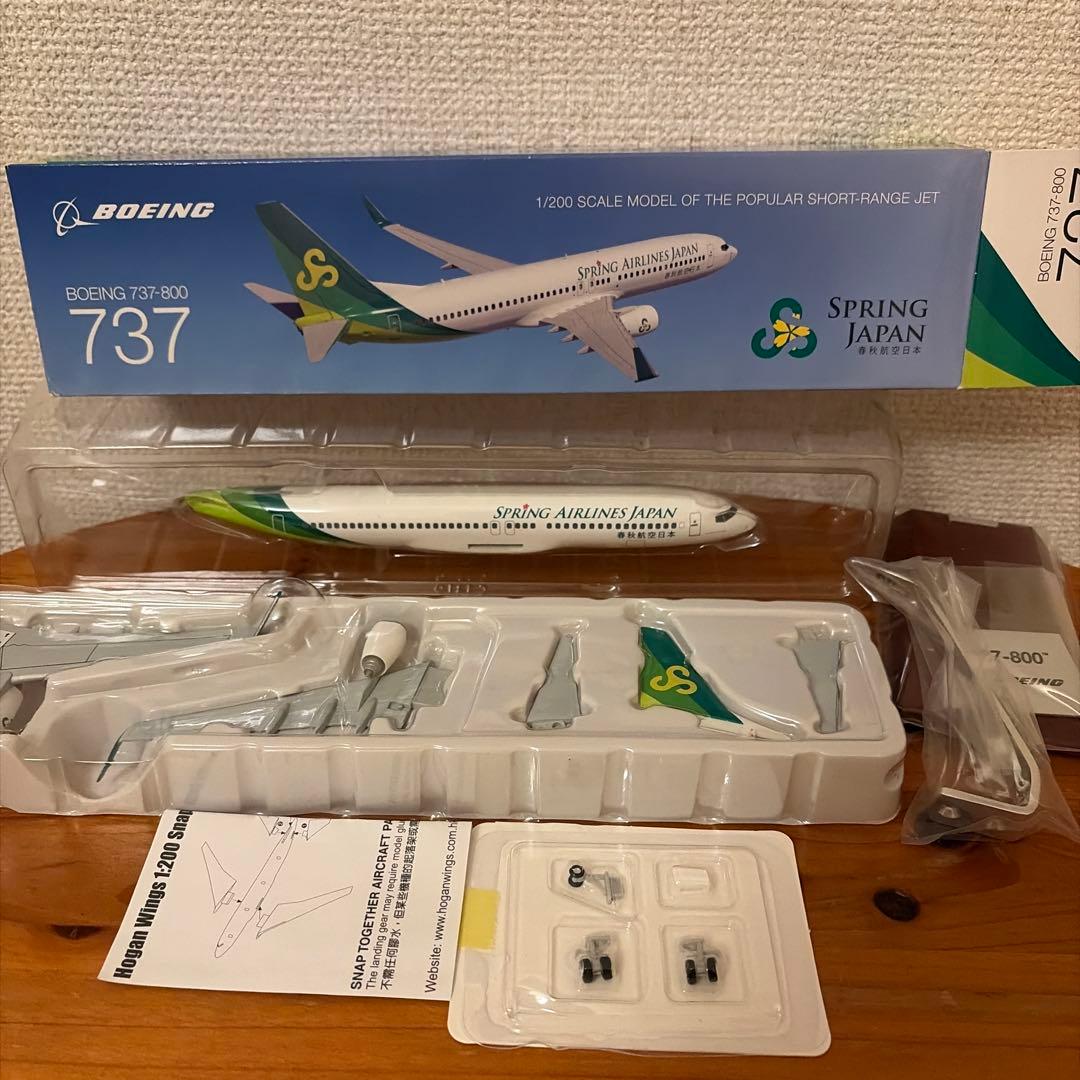 1/200 スプリングエアラインズ boeing 737-800 16
