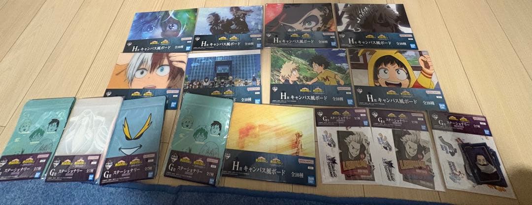 ヒロアカ　一番くじ　上位賞セット
