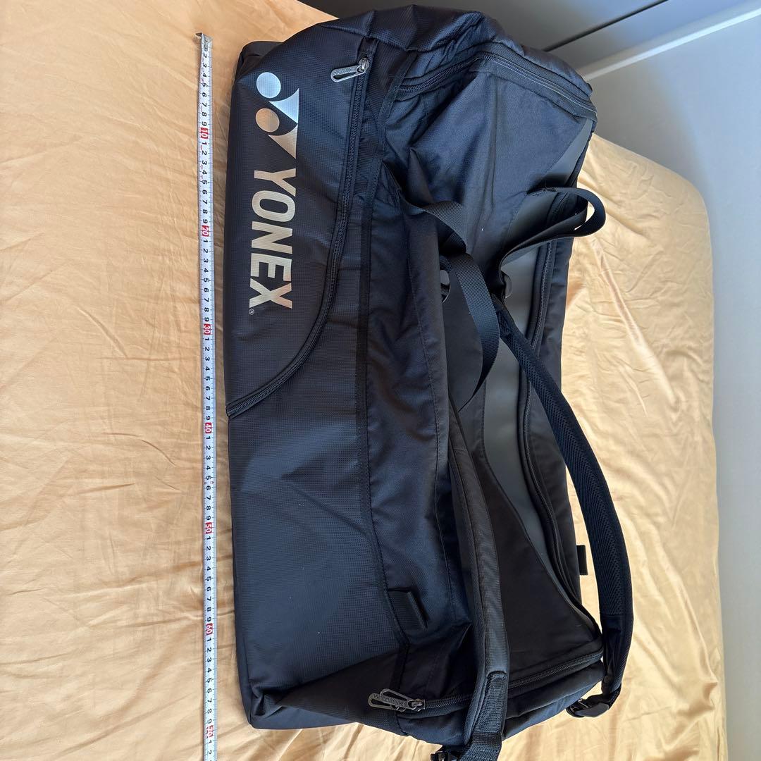 YONEX バドミントンバッグ 黒 約80cm