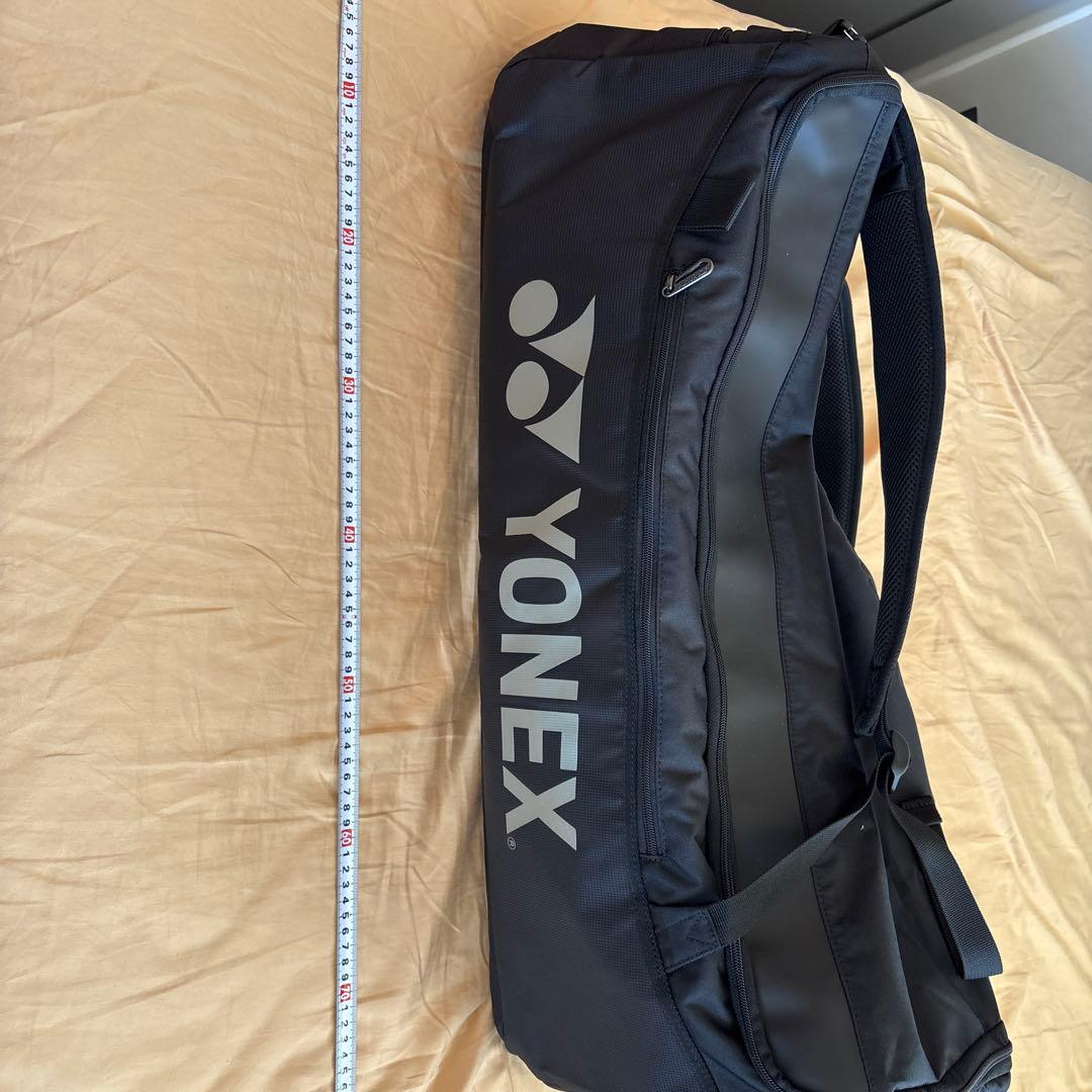 YONEX バドミントンバッグ 黒 約80cm