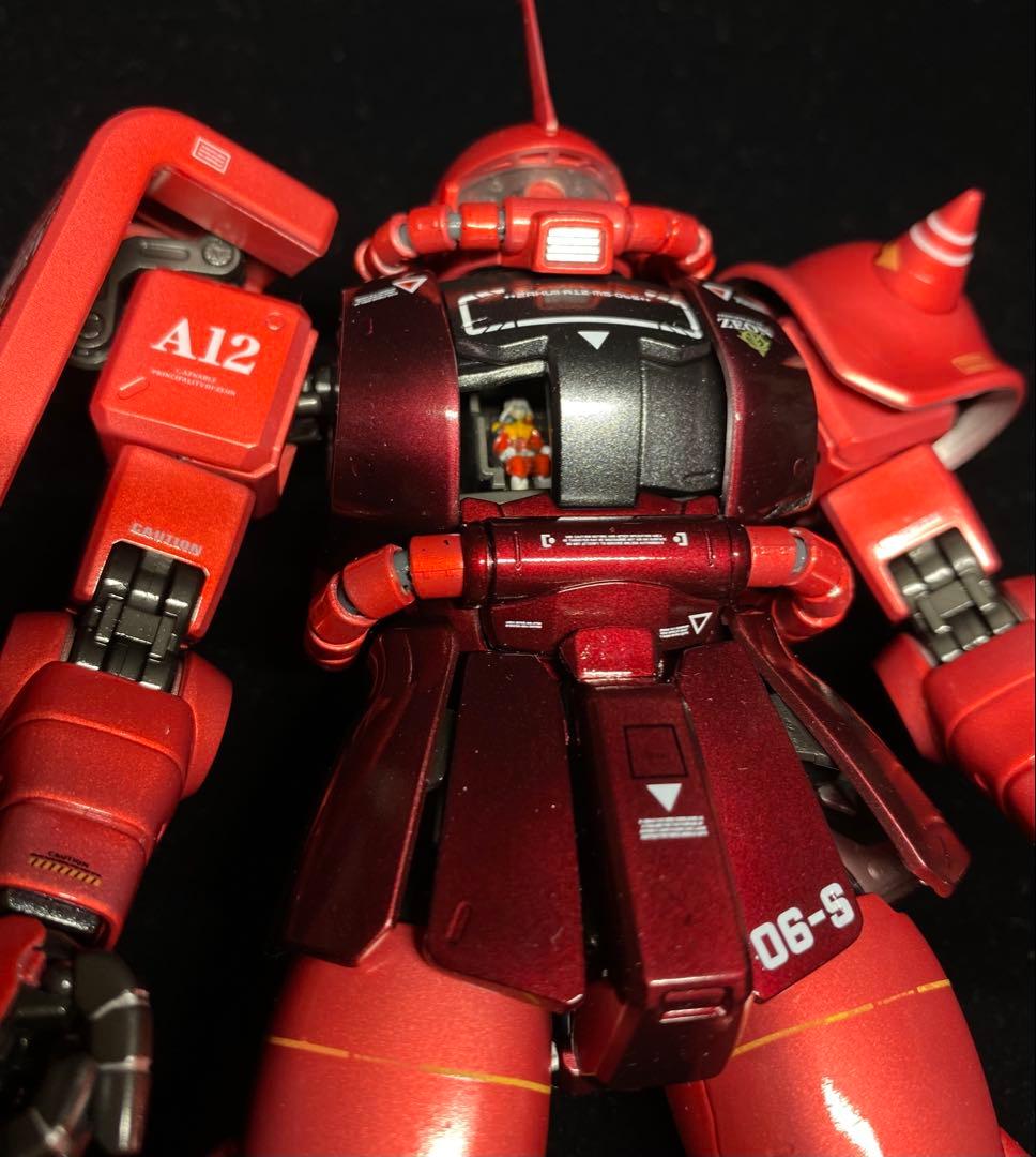 【ガンプラ完成品】　MG ザクⅡ （シャア専用Ver.2）