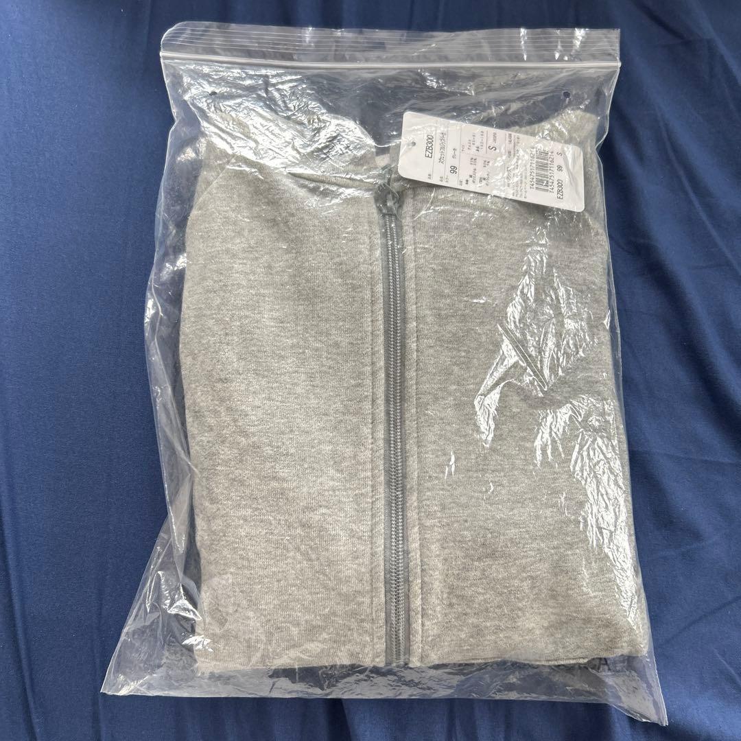 アシックス　新品　パーカー　グレー　スウェットフルジップパーカー