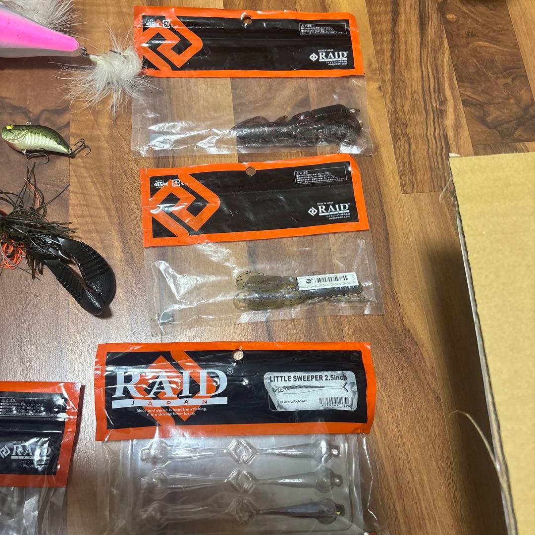 バス釣り引退セット　レイドジャパンセット