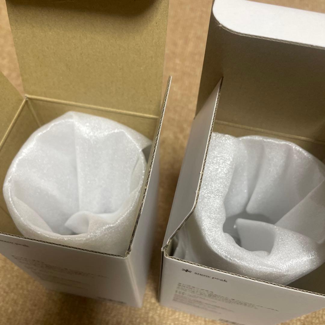 新品未使用　スノーピーク　タンブラーグラス2個セット