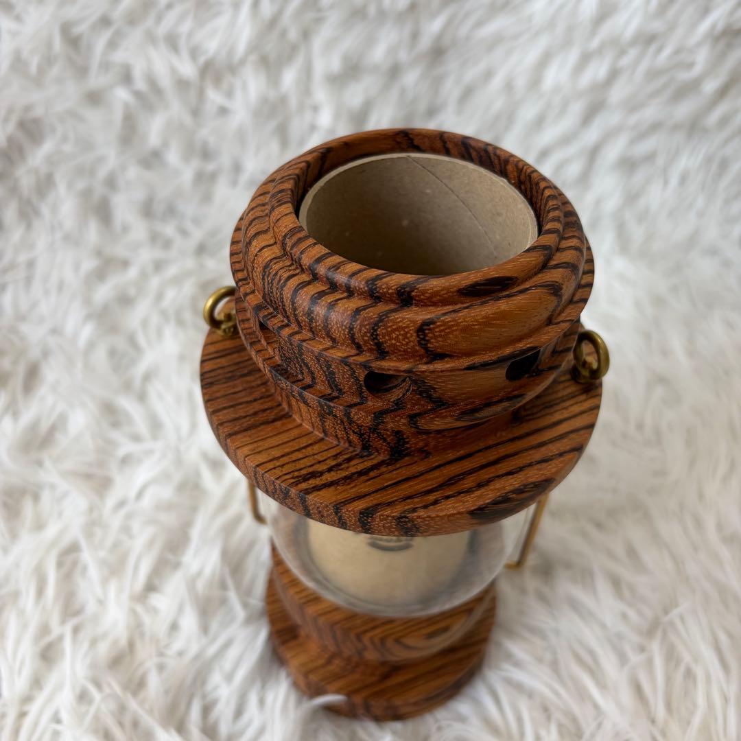 et.moku works 木製 ゼブラウッド　1/f LANTERN (SK)