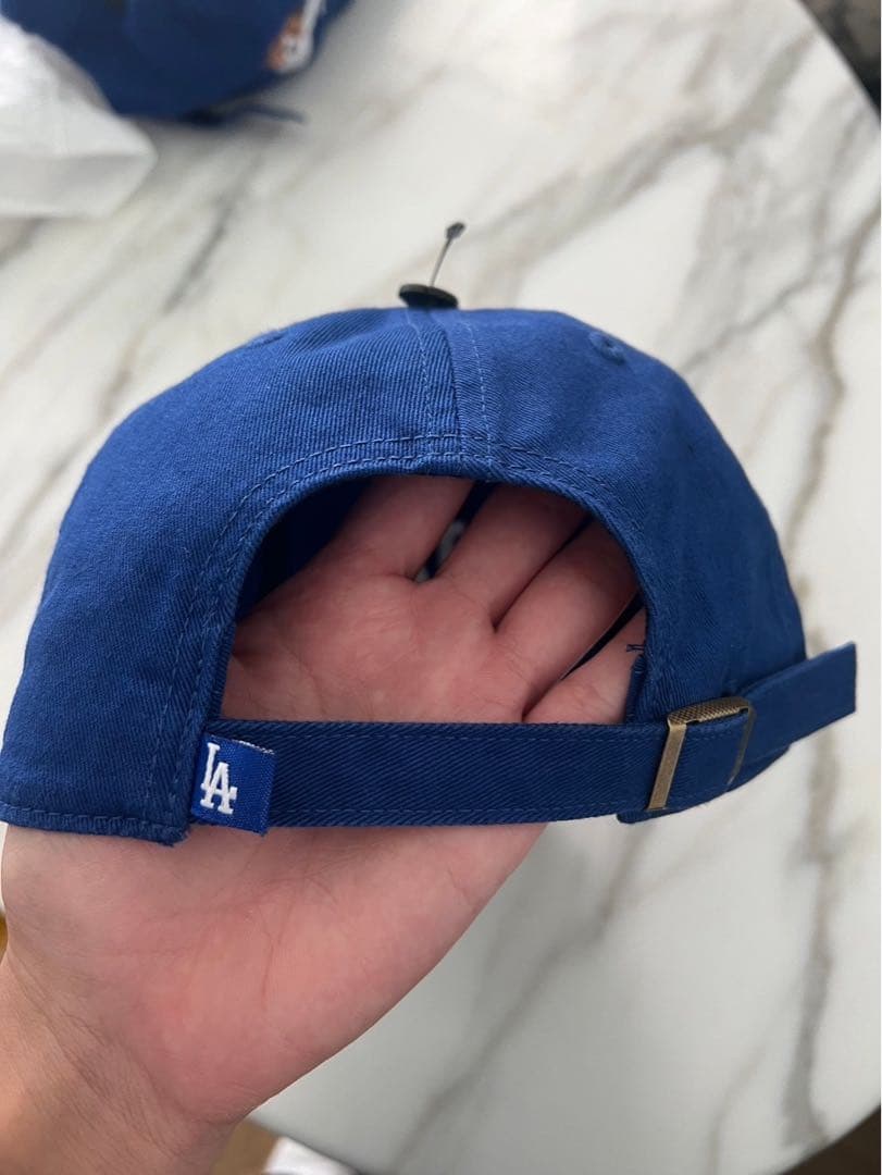 0*c様 ★大谷翔平　キャップ(ブルー) デコピン刺繍付き