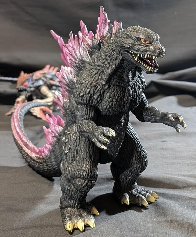ミレニアムゴジラ＆メガギラス（バンダイ）ソフビフィギュア２体セット
