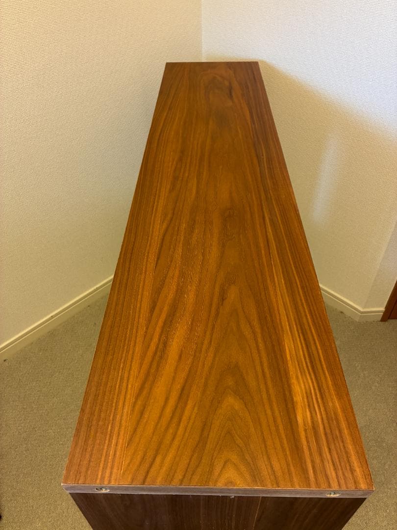 MUJI無印良品　スタッキングシェルフ3段×2列　ウォールナット材_01