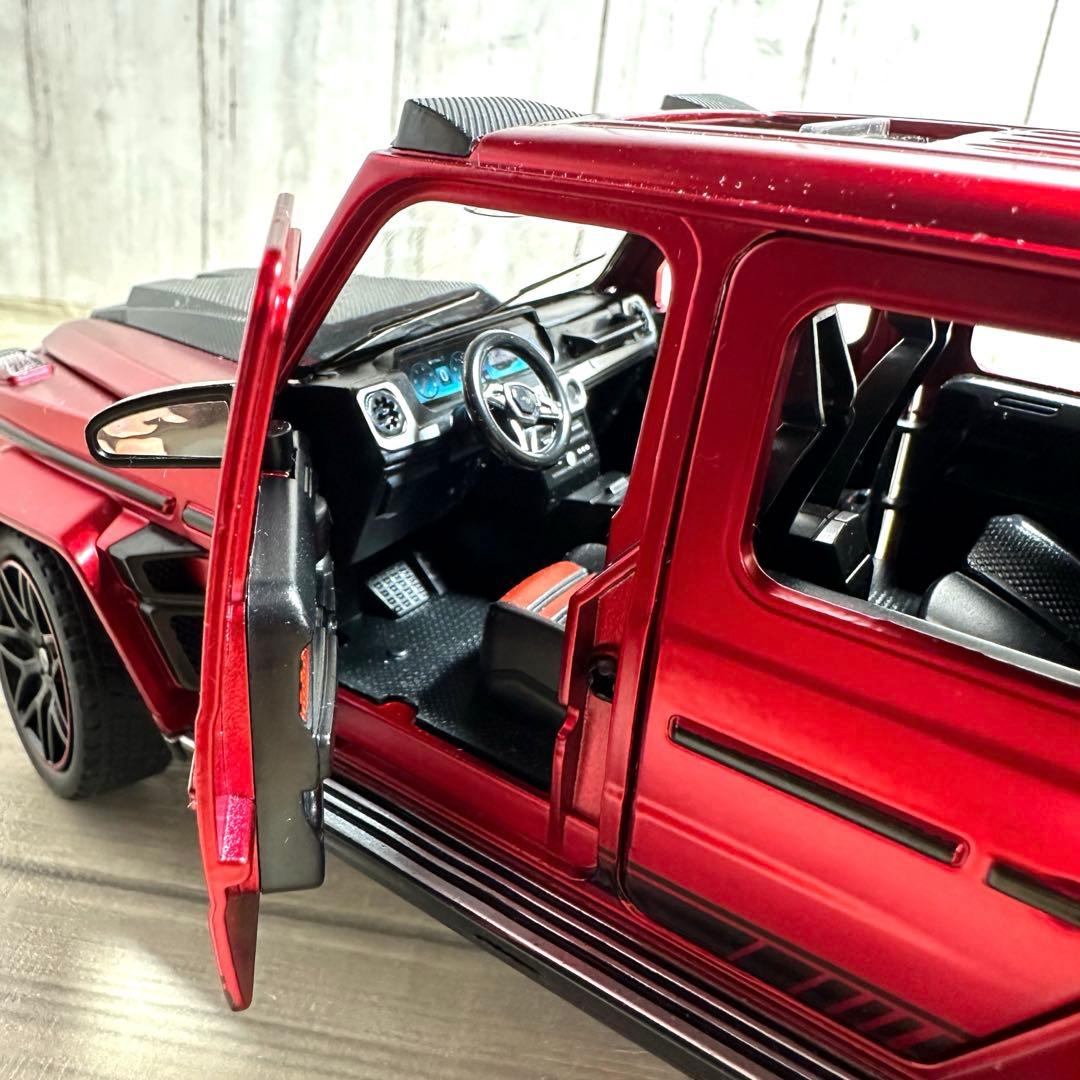 メルセデスベンツ ゲレンデ Gクラス G63 AMG ミニカー1/24 赤