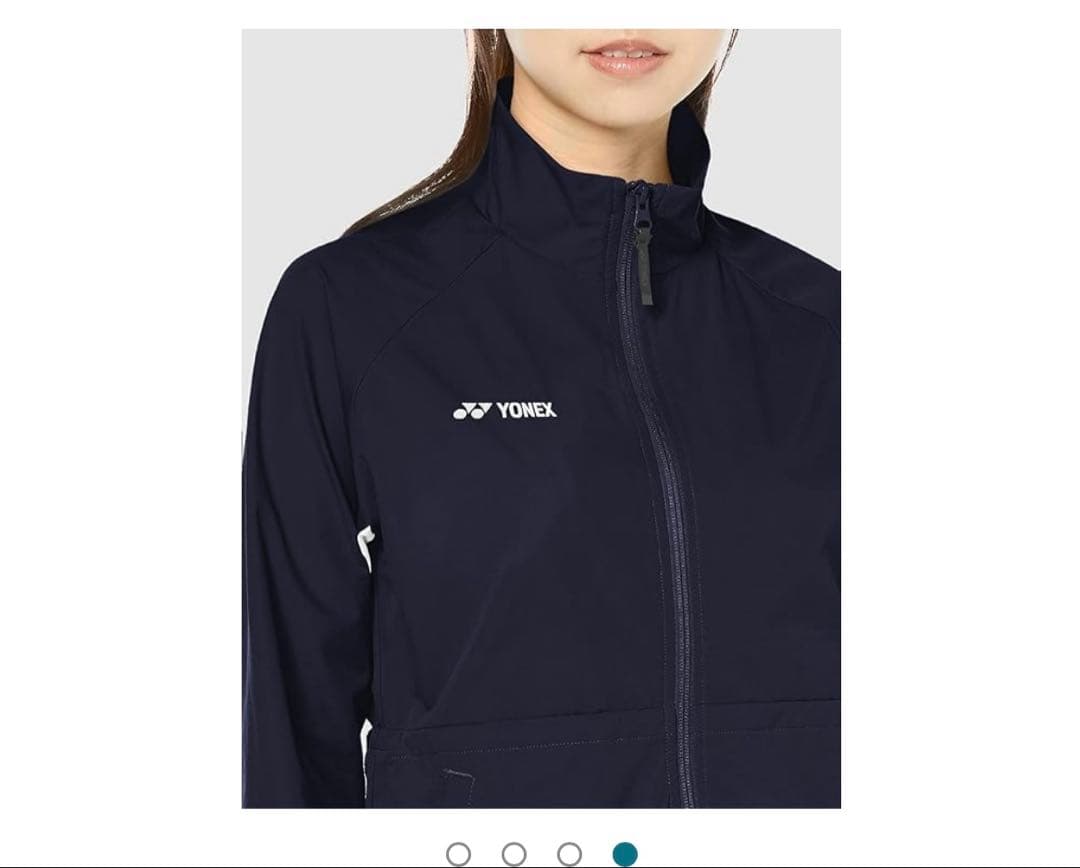 【最終値下げ】YONEX ジャケットウォームアップシャツ ネイビー
