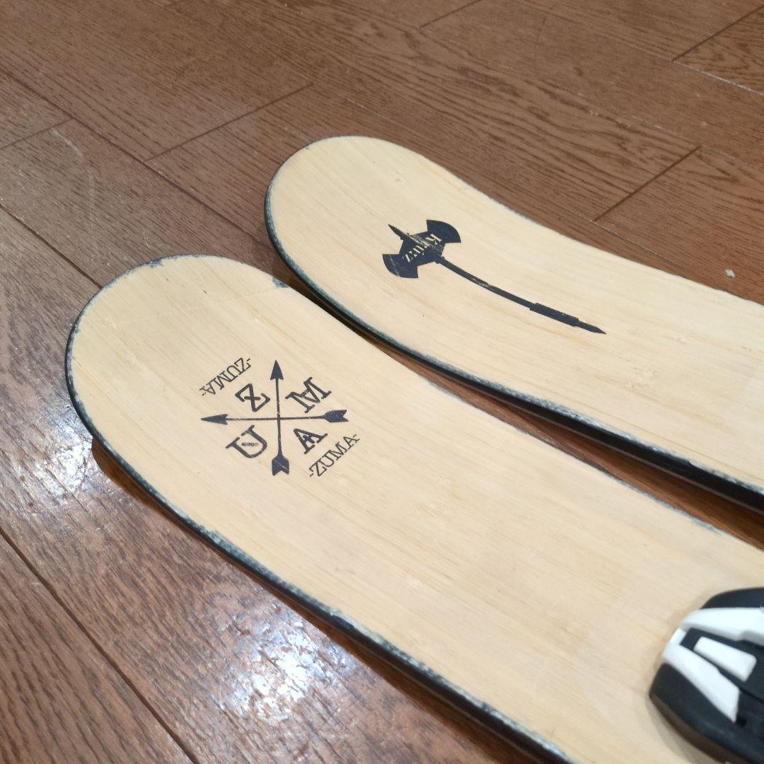 ZUMA 99cm ツインチップ ショートスキー Kru:z 竹