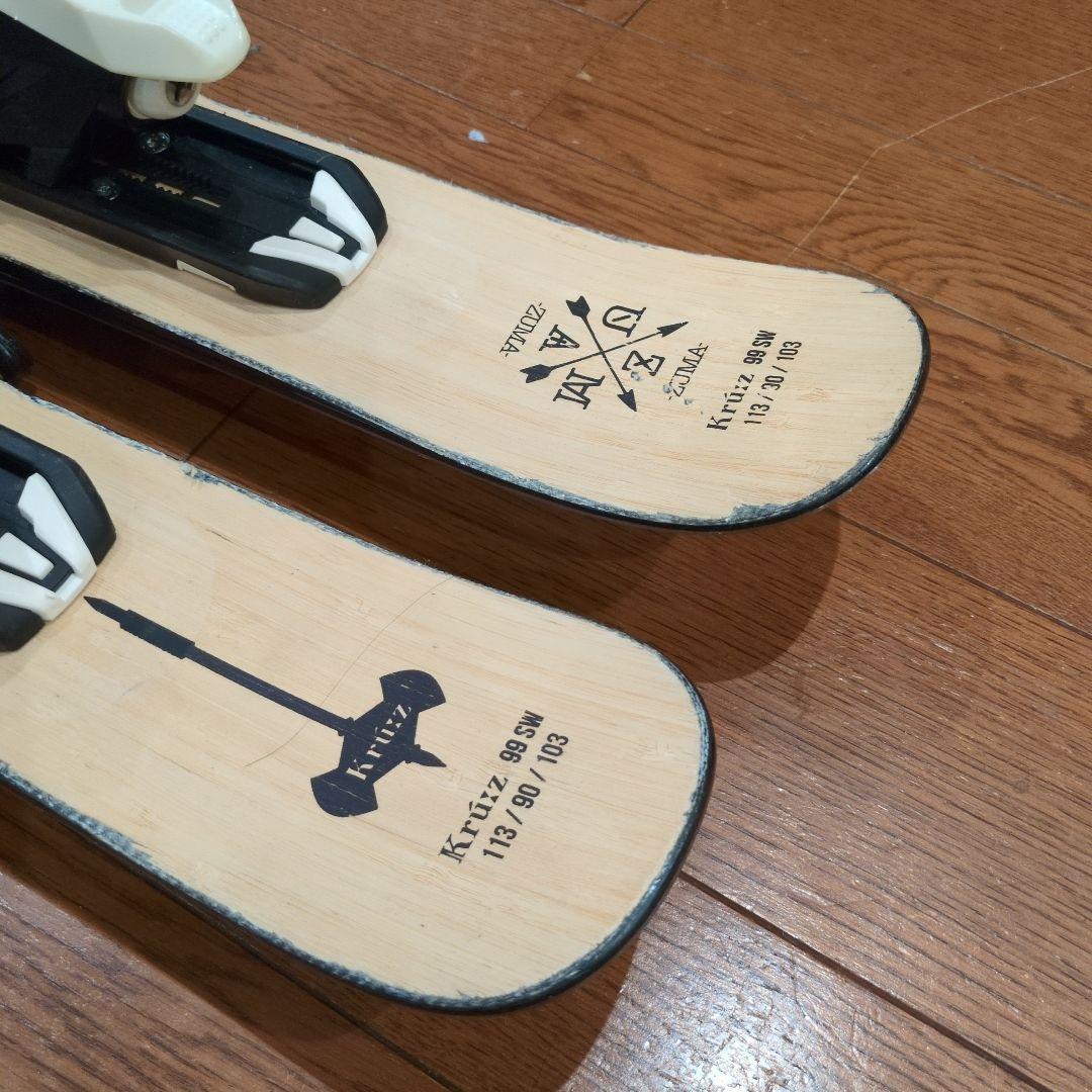ZUMA 99cm ツインチップ ショートスキー Kru:z 竹