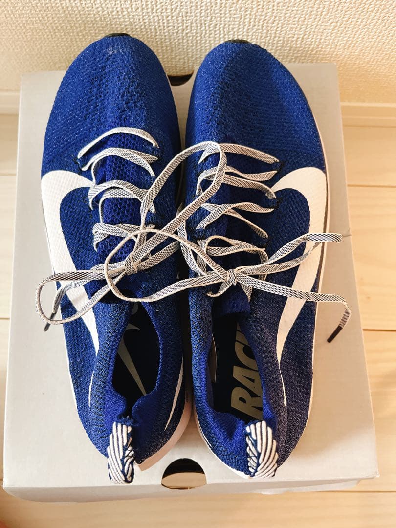 Nike ナイキ ズームフライニット ブルー ランニングシューズ26.5cm