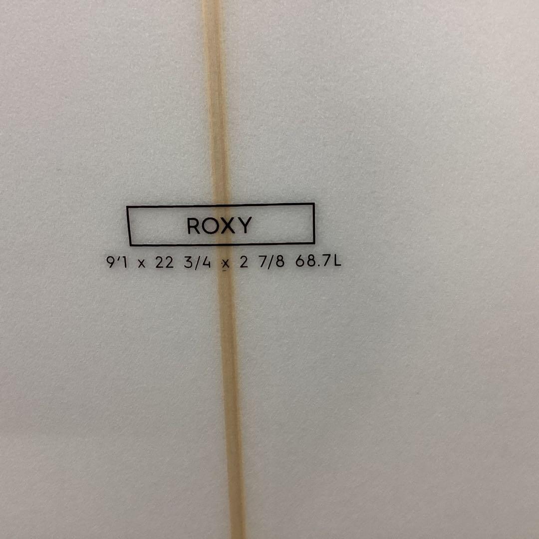 新品激安さすらいサーフTVカナンちゃん御愛用ROXYの277cm9’1白xブルー