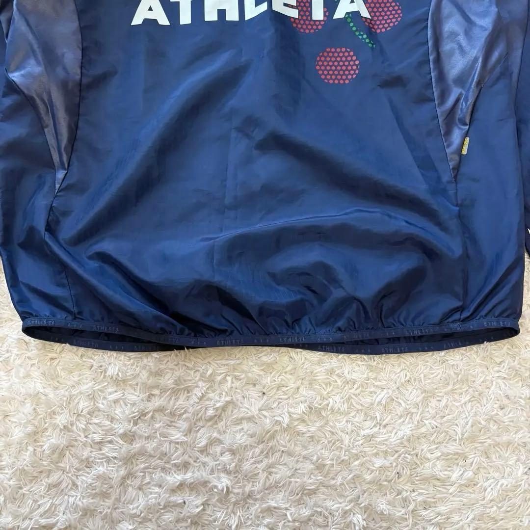 極美品　アスレタ　ピステ上下　ネイビー　サッカー　フットサル　ウェア　L