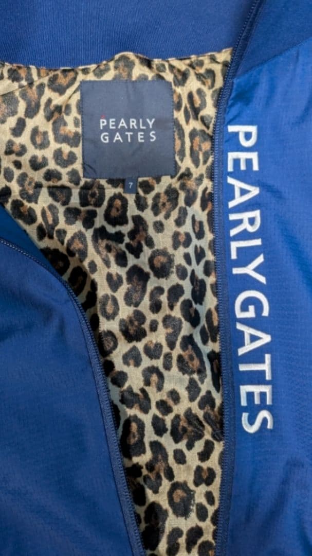 PEARLY GATES ジャケット 裏地 レオパード