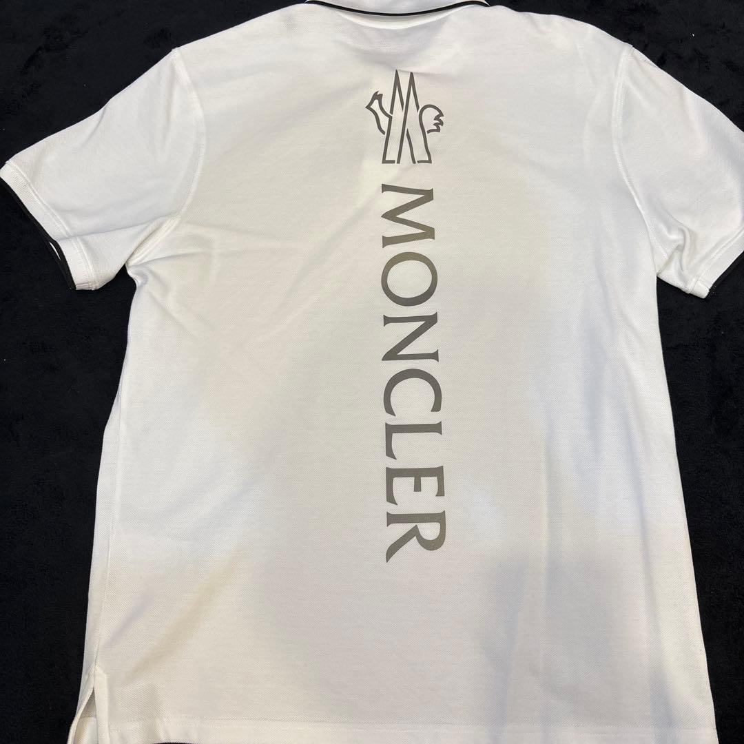MONCLER ホワイト ポロシャツ
