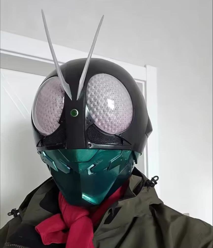仮面ライダー1号　1/1マスク シン仮面ライダー　特撮 アトラク コスプレ