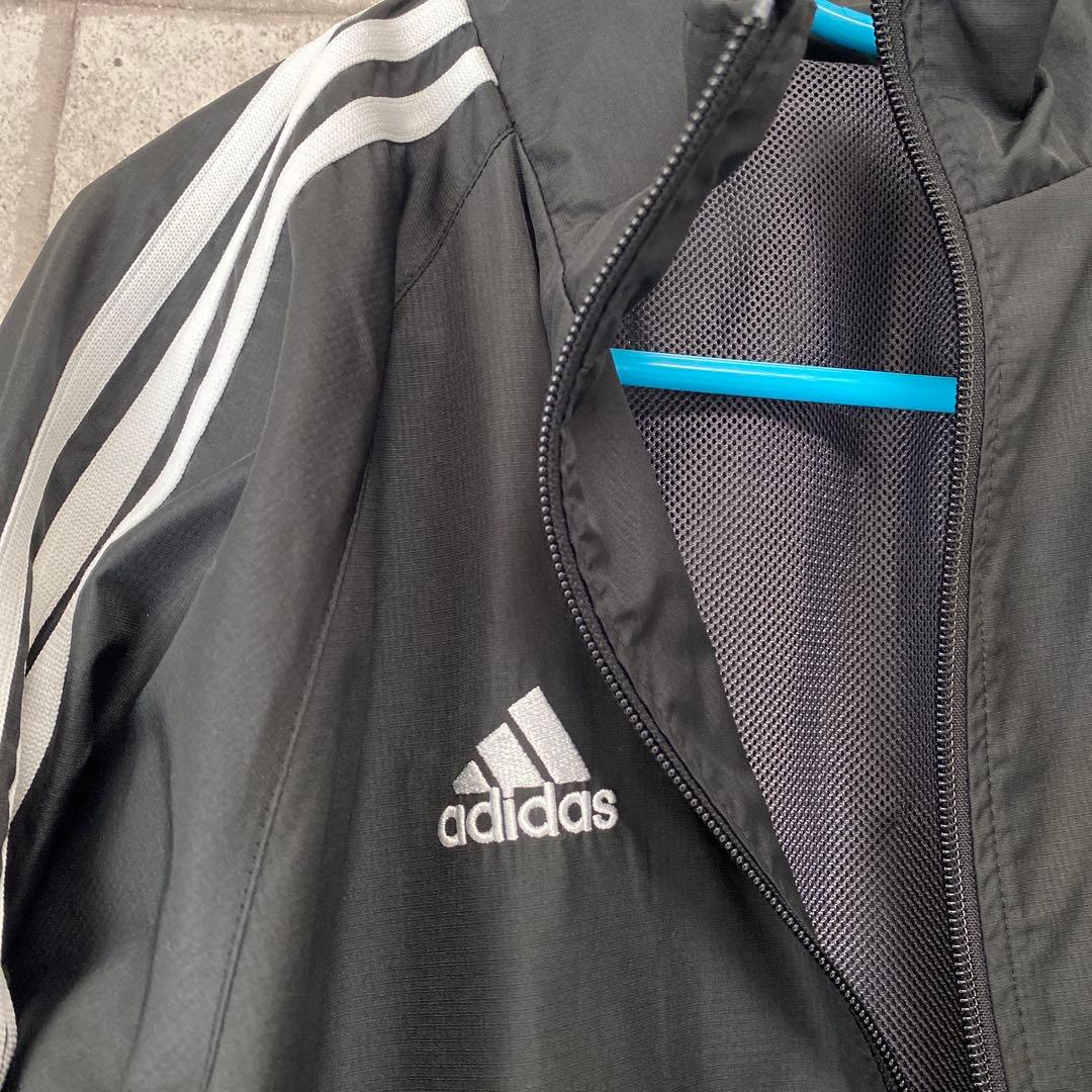 美品　adidas アディダス ウィンドブレーカー 上下セットアップ ブラック