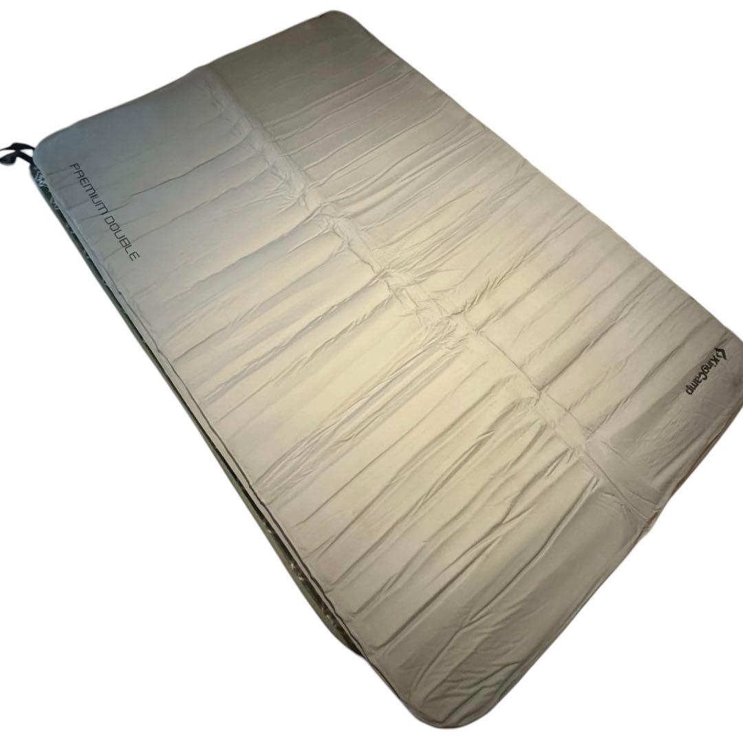 KingCamp インフレーターマット プレミアムダブル 7.5cm 2人用