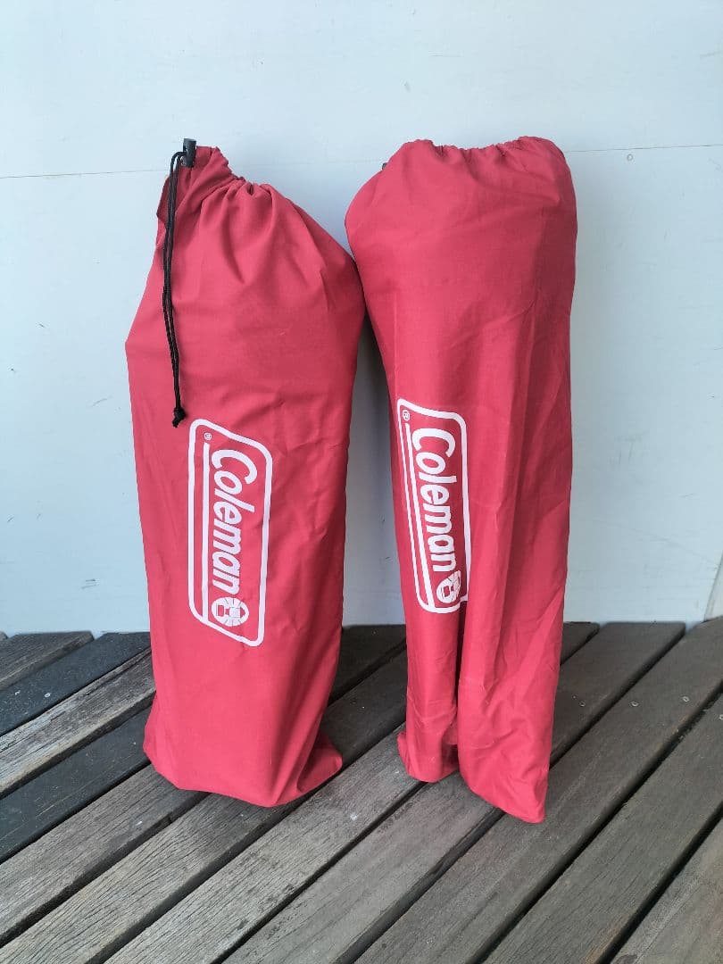 ごはんColeman ツーウェイキャプテンチェア（赤）２台セット