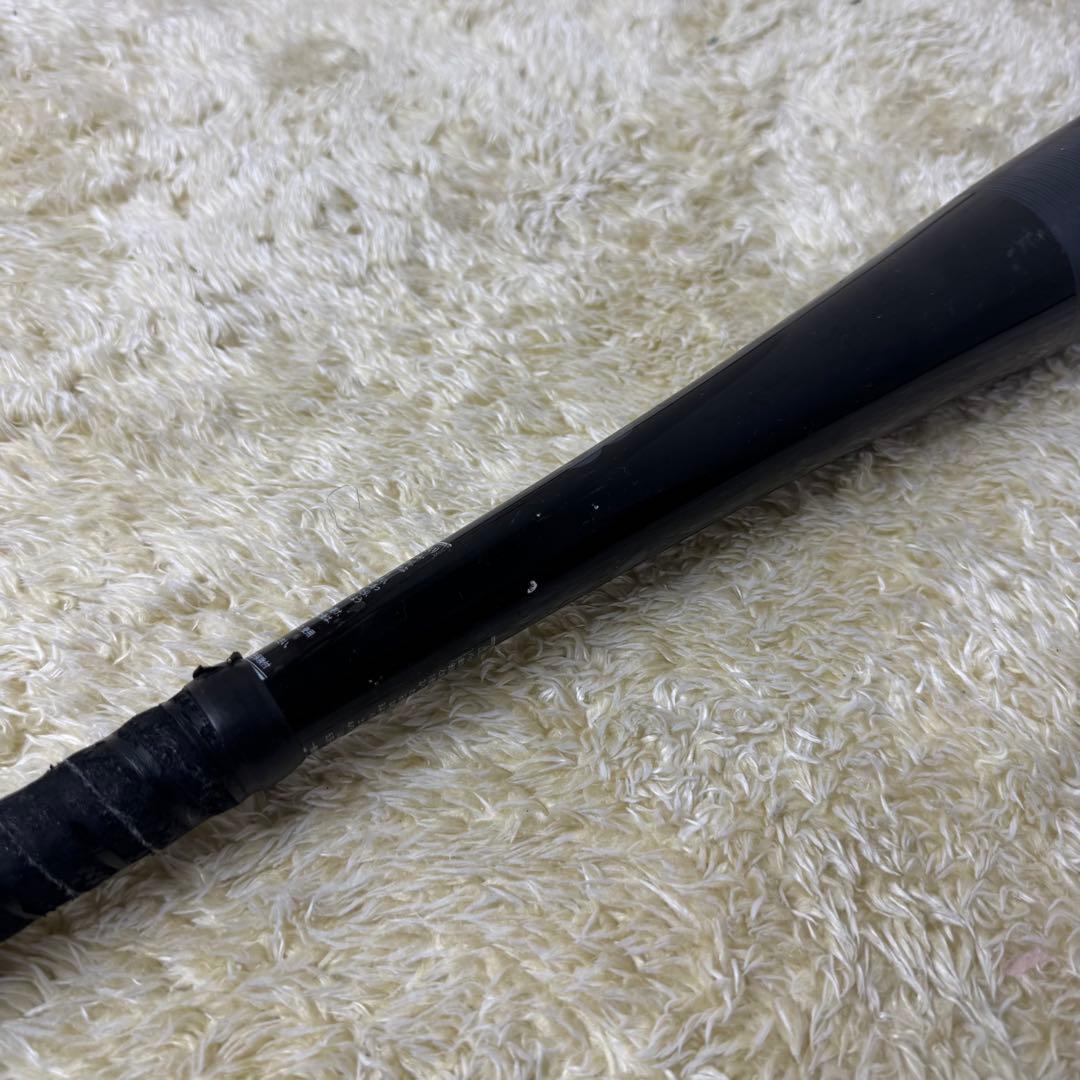 ZETT ブラック キャノン 軟式用 バット FRP製 83cm 700g