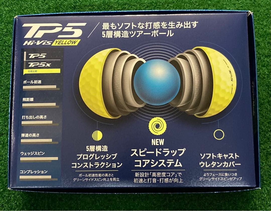 新品　TP5 イエローボール　テーラーメイド　5ダース