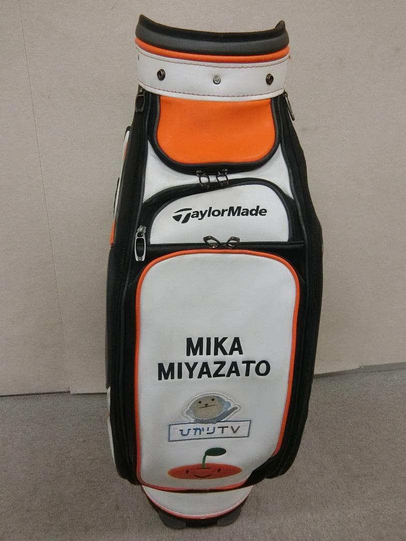 b628 ◆レア 宮里美香 実使用 テーラーメイド R1 キャディバッグ