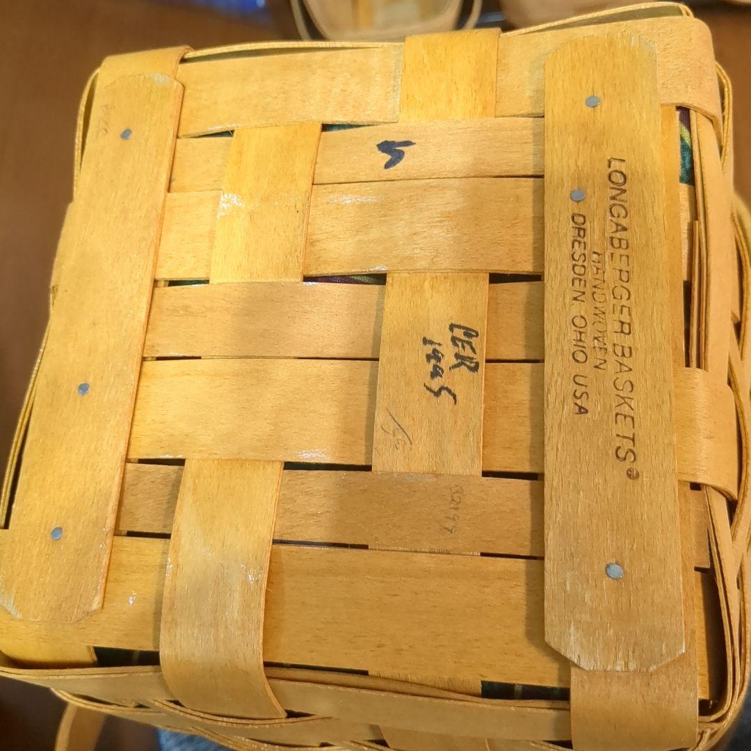 小物入れ Longaberger Cranberry basket