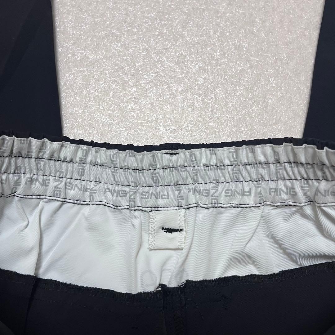 PING レディースゴルフテーパードパンツ CORDURA M 黒