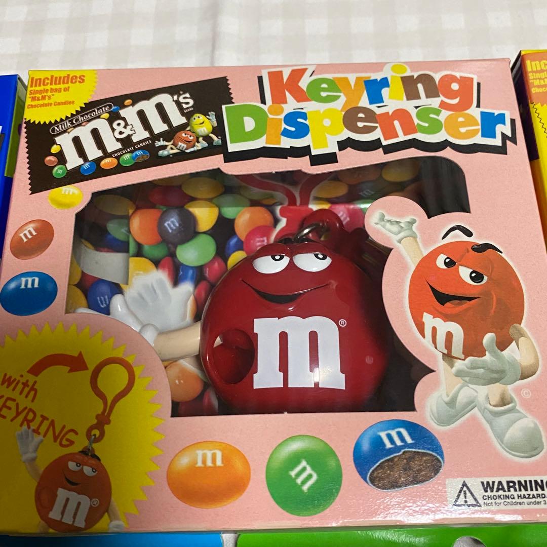 m&m's キーリングディスペンサー　5色セット　5つセット