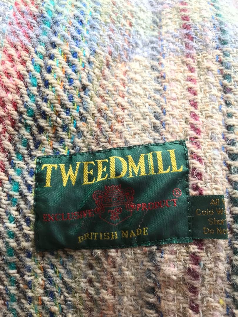 TWEEDMILL マルチカラーブランケット　fog linen work
