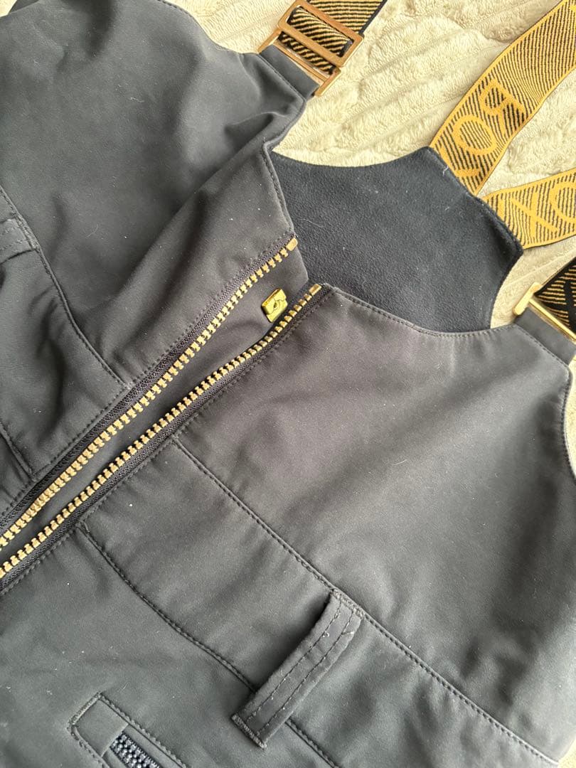 【SALE】ブラック サロペット スノーボードウェア