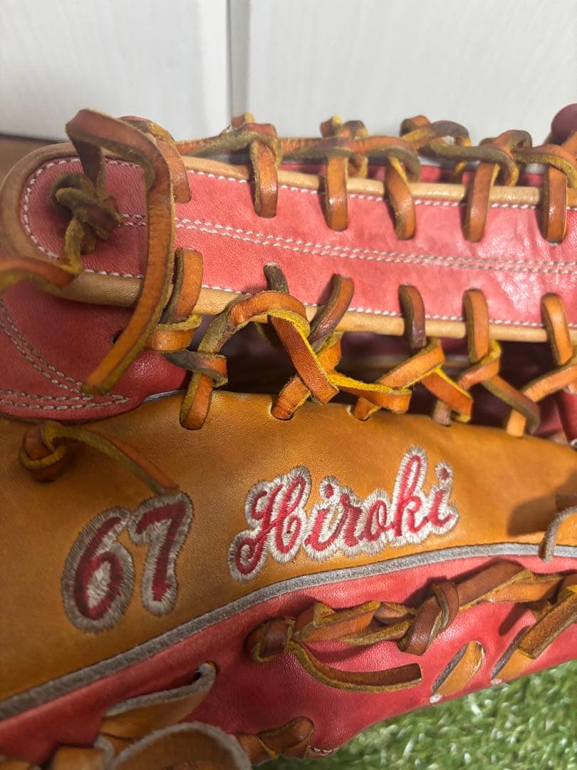 プロ支給品　実使用　近藤弘基　中日ドラゴンズ　ラグデリオン　外野手　限定ラベル