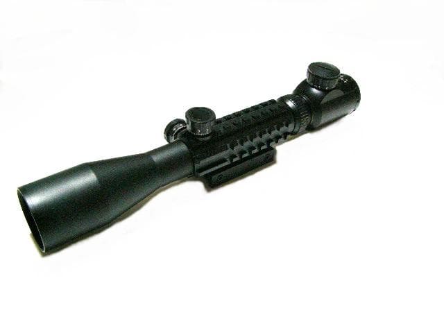 3-9x40トリプルレイル赤緑イルミネーテッドエアガンスコープ