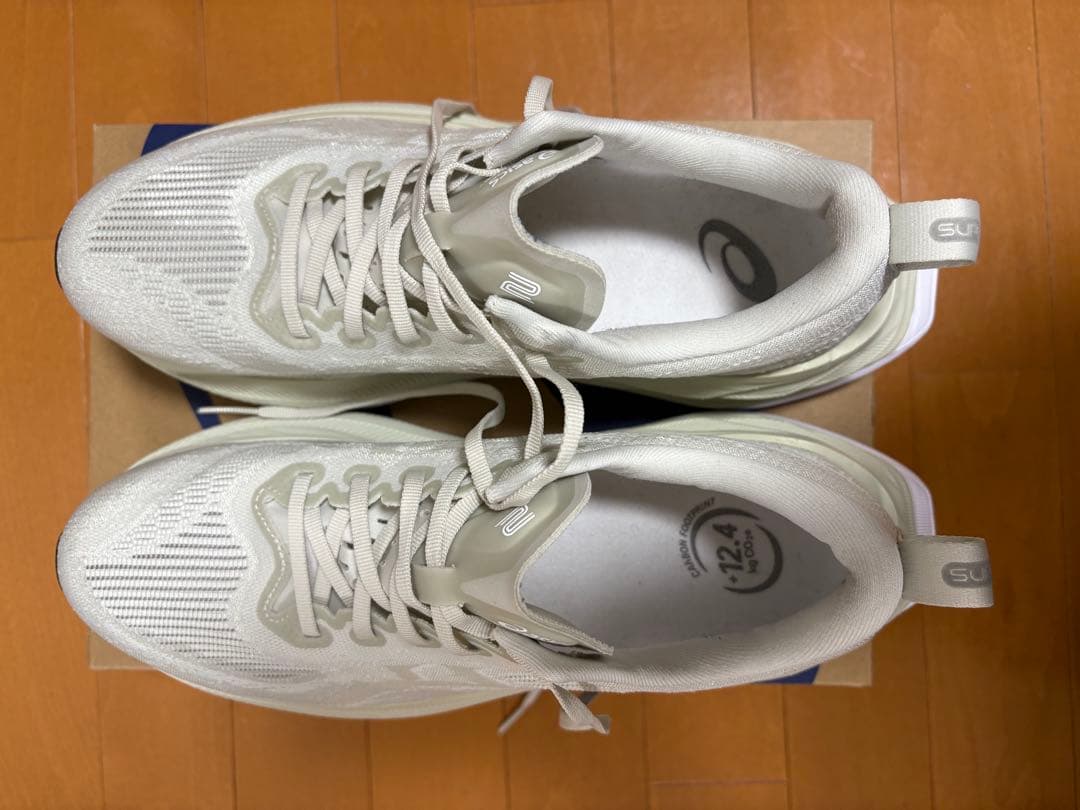ASICS SUPERBLAST2 ホワイト/グレー 25.5cm