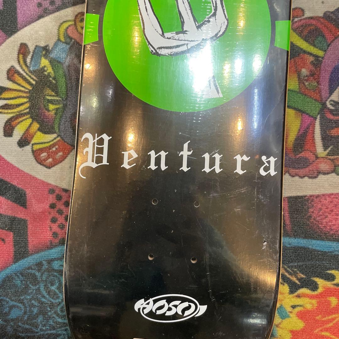 hosoi ホソイ　Ventura スケートボードデッキ グリーン8.5