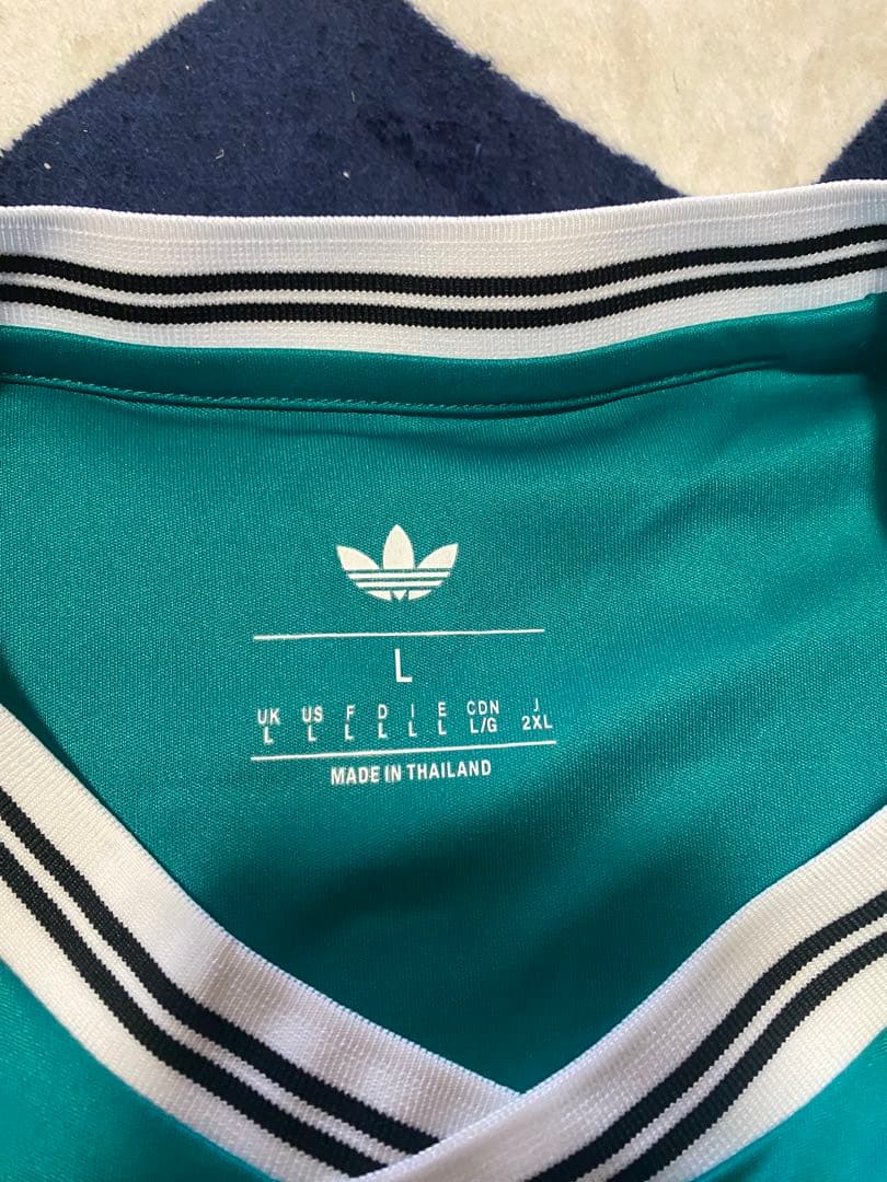 リバプール Adidas シャツ ターコイズ L