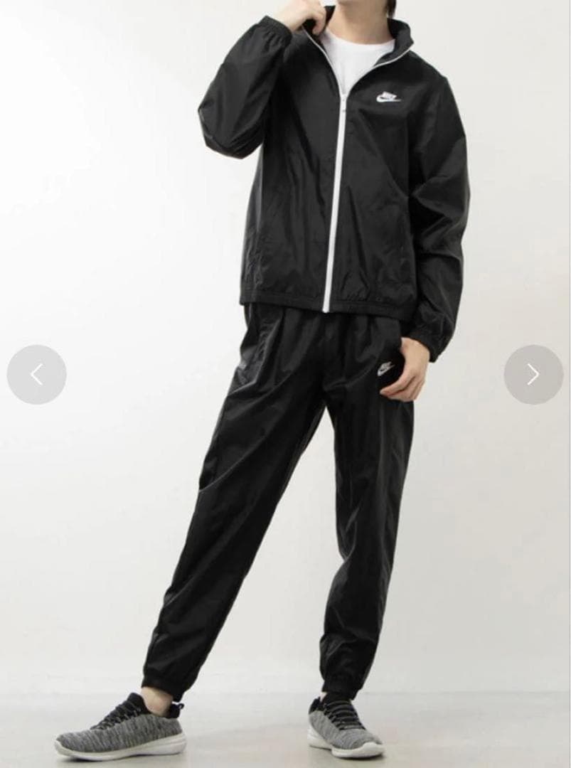 【新品】NIKE ウーブン トラックスーツ セットアップ L ブラック