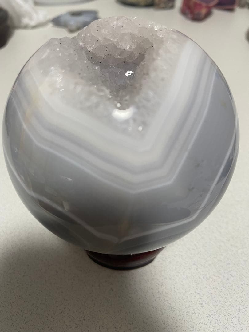 笑口 瑪瑙 丸玉 スフィア