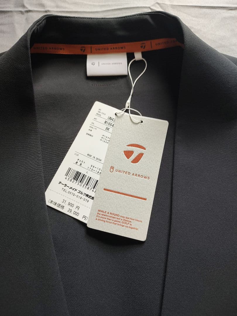 【新品】TaylorMade×UNITED ARROWS　 ノーカラージャケット