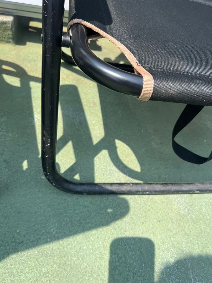 激安送料込‼️ 2個セット!!クイックキャンプ 一人掛け ローチェア ブラック