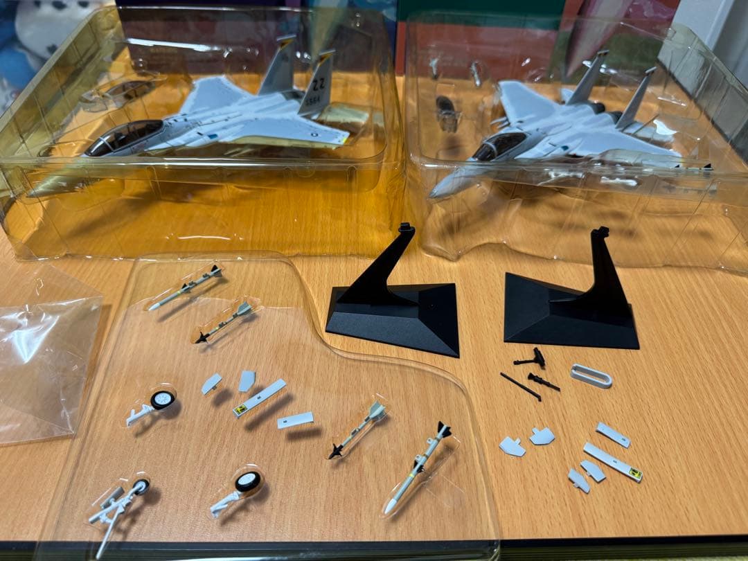 F-15D F-15C Eagle 2機セット ダイキャスト製