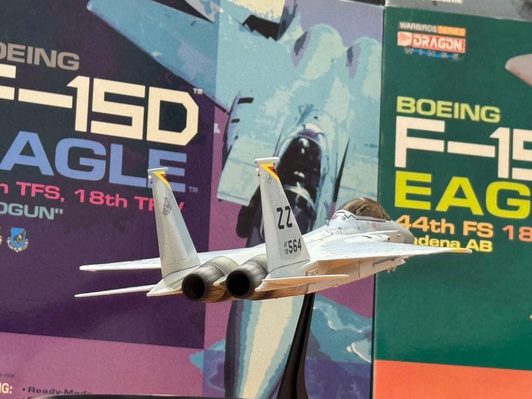 F-15D F-15C Eagle 2機セット ダイキャスト製