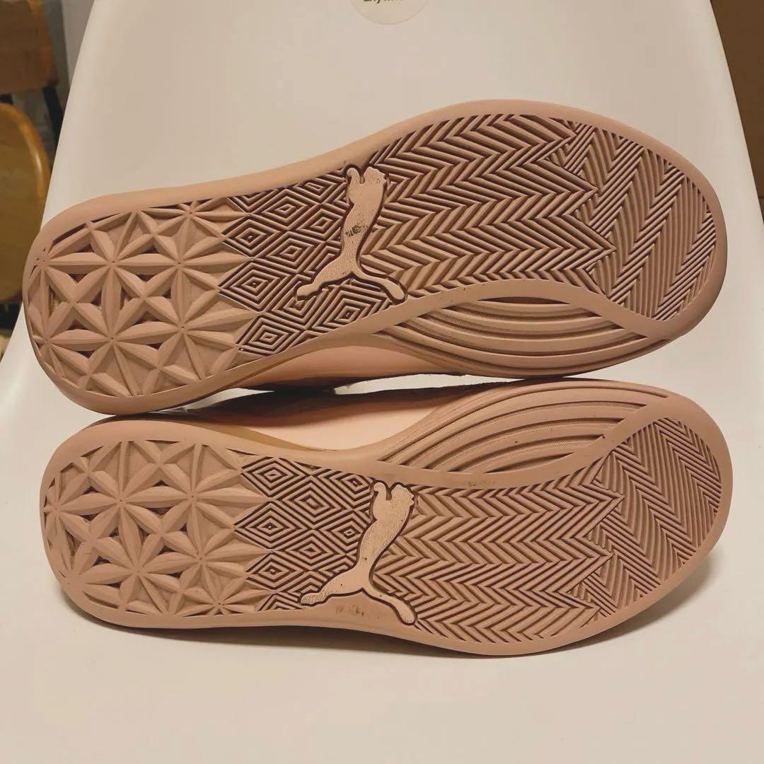 シューズ(男性用) PUMA CLYDE HARDWOOD NATURAL MISTY ROSE