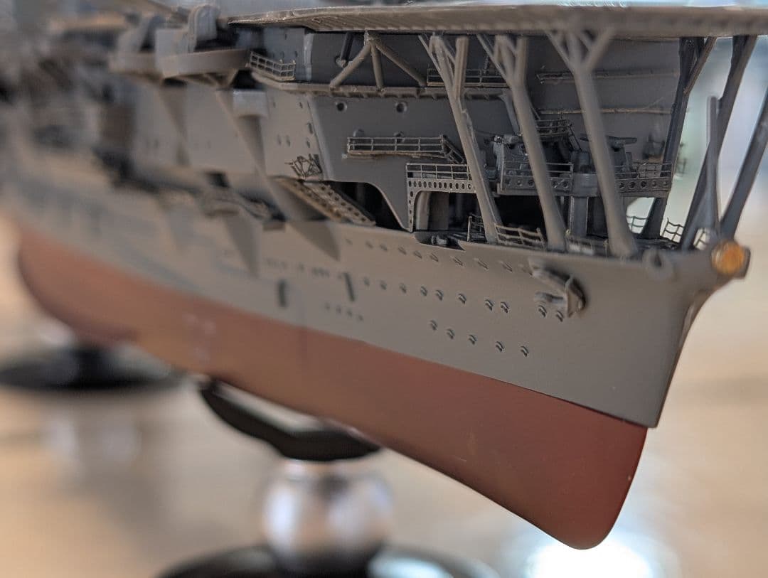 旧日本海軍（帝国海軍）航空母艦　加賀　フルハル　1/700スケール