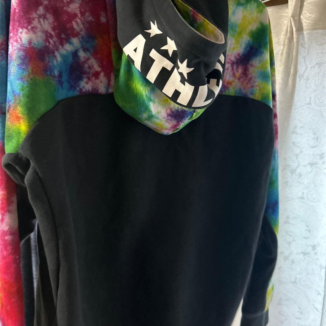 ATHLETA レインボー 防風スウェット