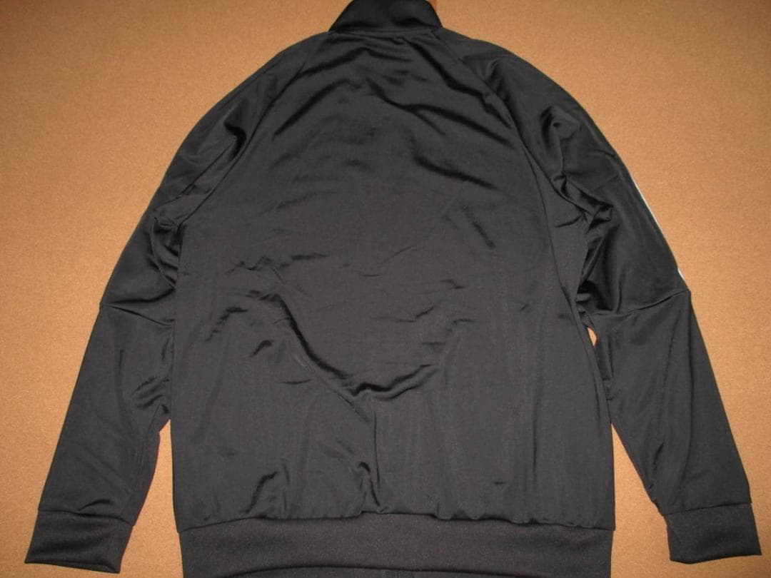 XL O アディダス 定番 ウォームアップ ジャージ 上下セット ウインド 黒